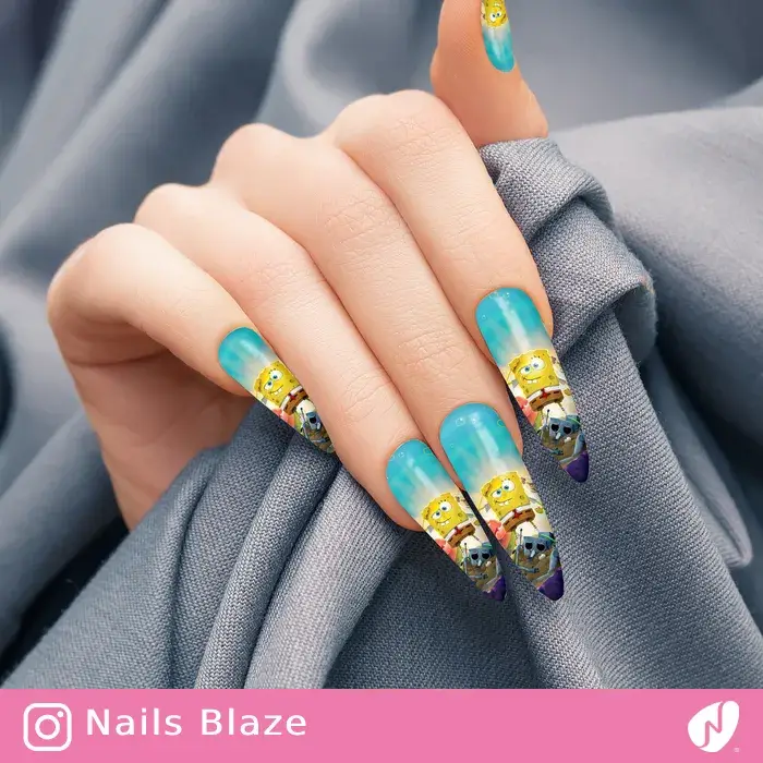 Spongebob | Cartoon Nails - NB47